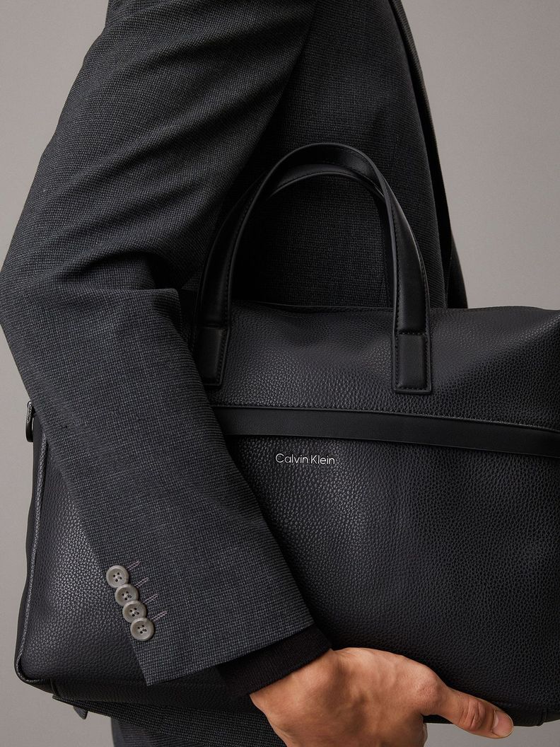 Bolso Portátil Ck Must Negro Calvin Klein-3