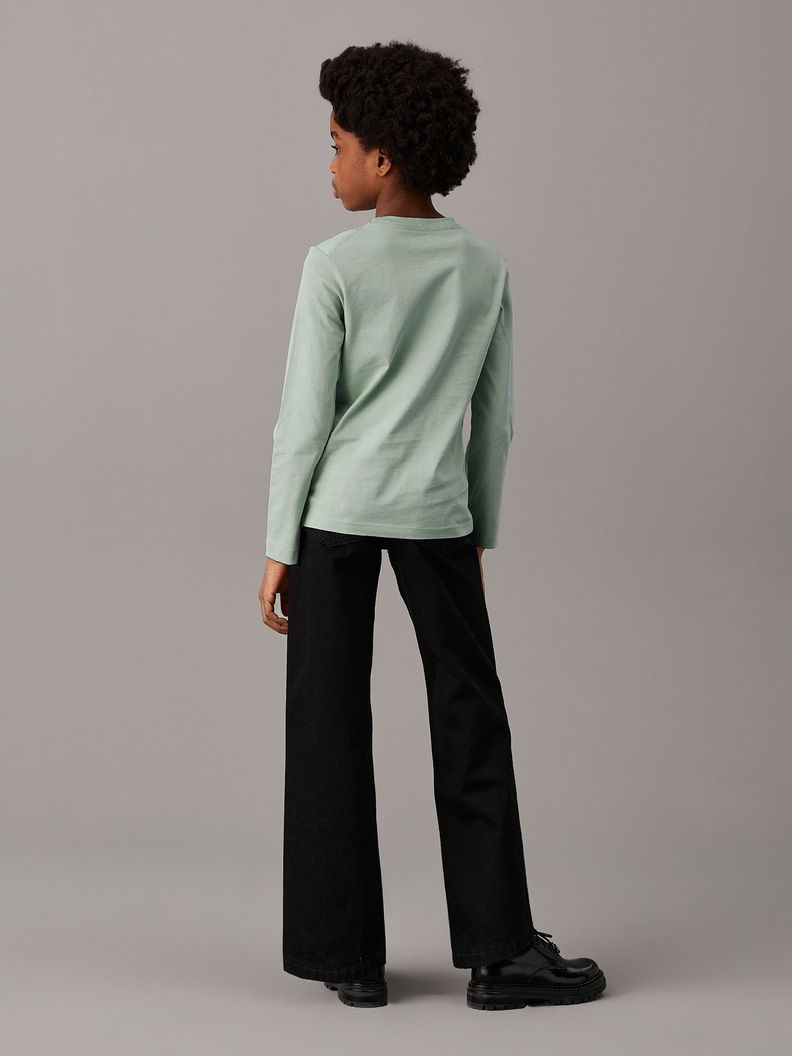 Polera Niño Chest Monologo Verde Calvin Klein-5