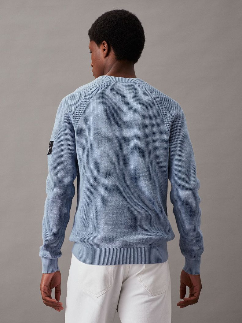 Sweater Badge Easy Azul Calvin Klein-2