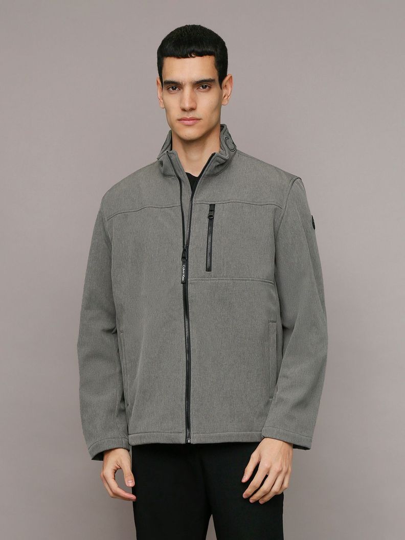Chaqueta Ck Soft Shell Gris Calvin Klein S
