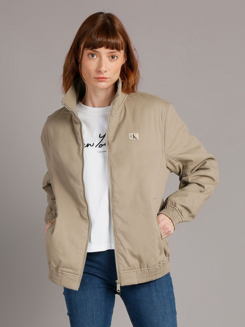Chaqueta Canvas Harrington Beige Calvin Klein-0