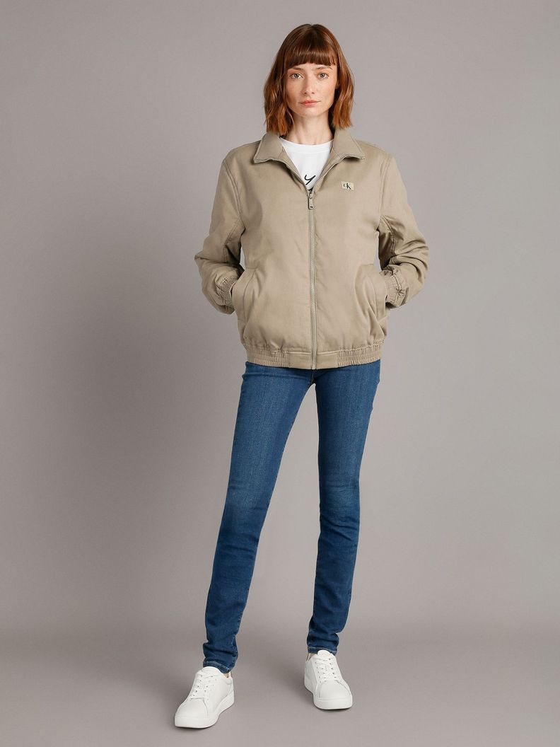 Chaqueta Canvas Harrington Beige Calvin Klein-1