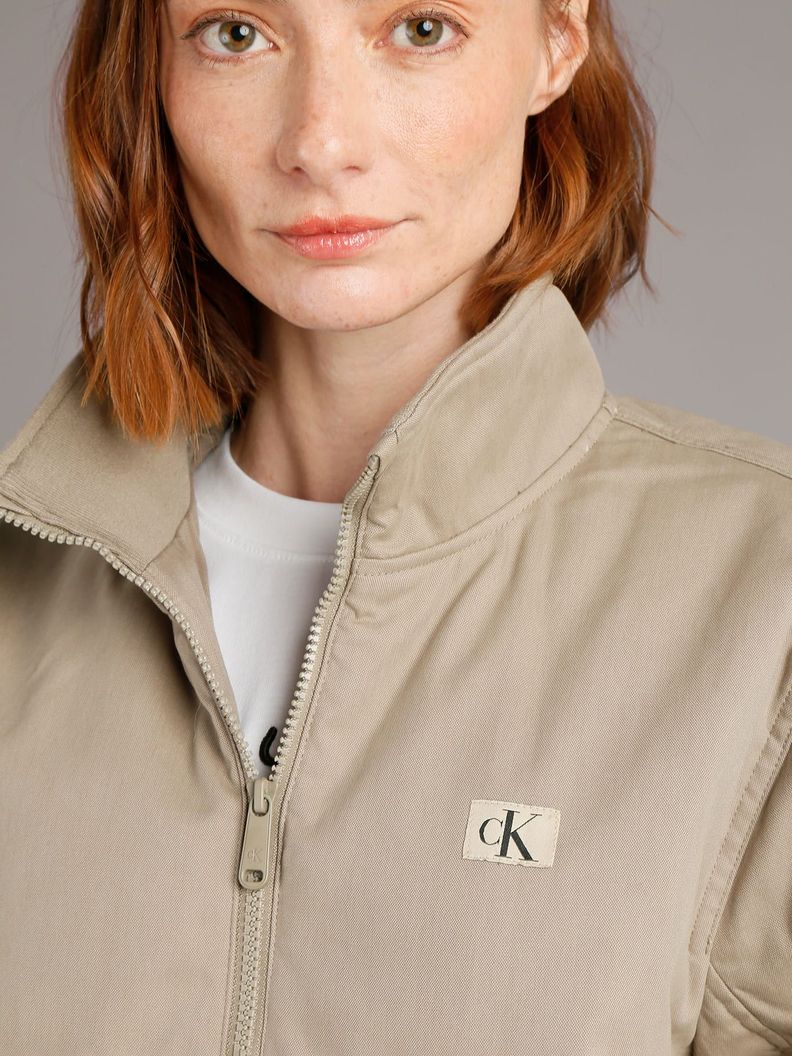 Chaqueta Canvas Harrington Beige Calvin Klein-3