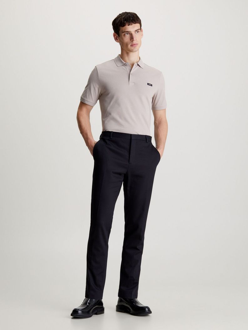 Polo Stretch Slim Beige Calvin Klein-1
