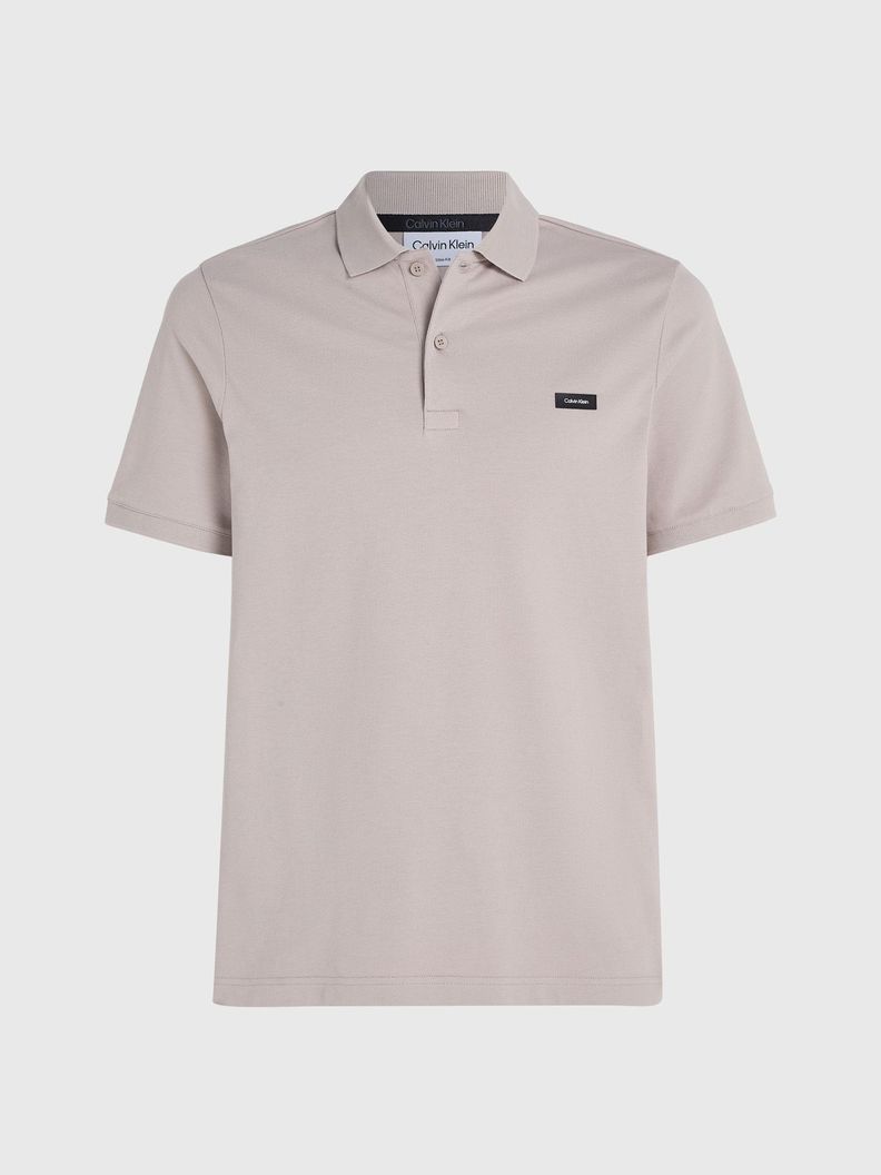 Polo Stretch Slim Beige Calvin Klein-4