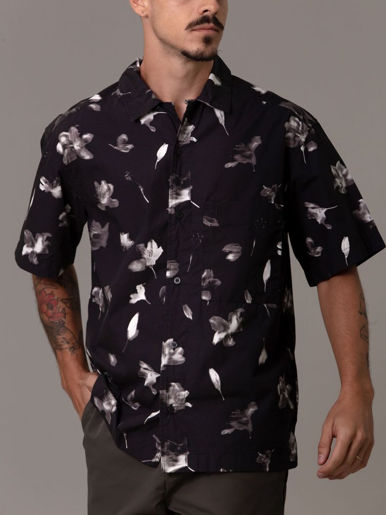 Camisa Relaxed AOP Multicolor Calvin Klein-0