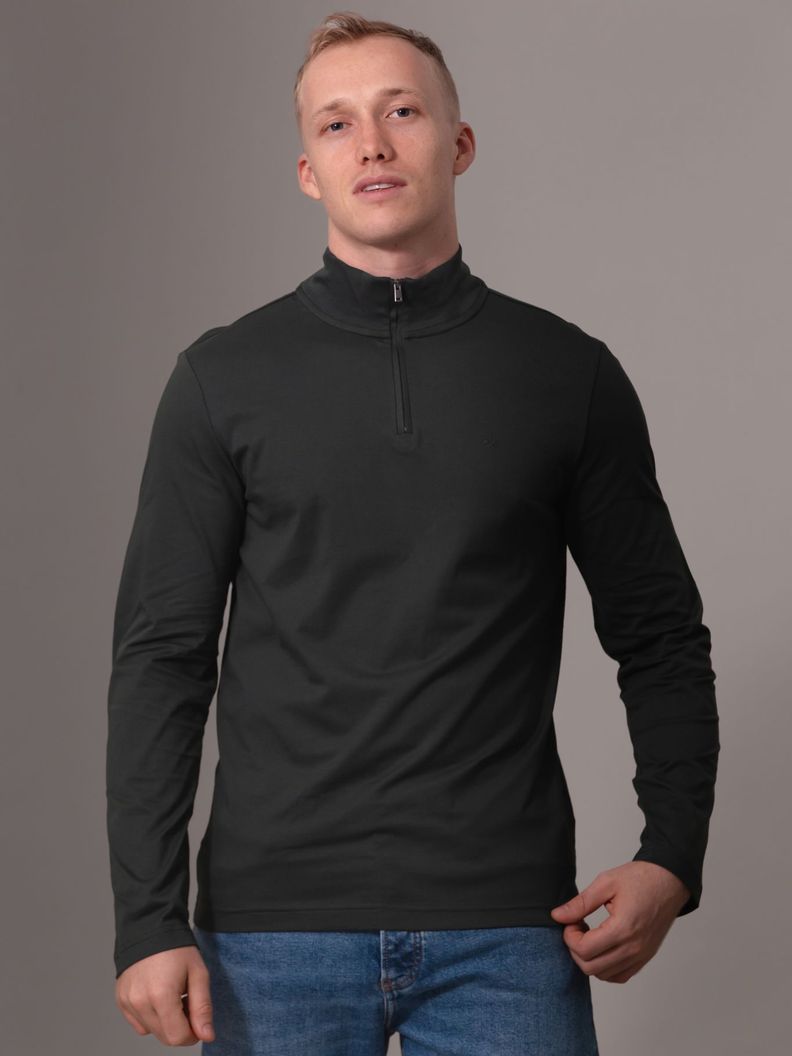 Polera LS con Cierre Liquid Touch Verde Calvin Klein-0