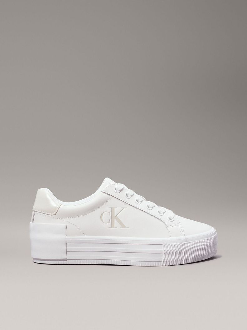 Zapatillas de Cuero Vulc Flatform Blanco Calvin Klein-4