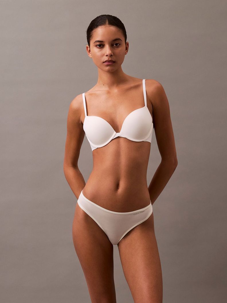 Calzon Bikini Ideal Stretch Micro Blanco Calvin Klein S