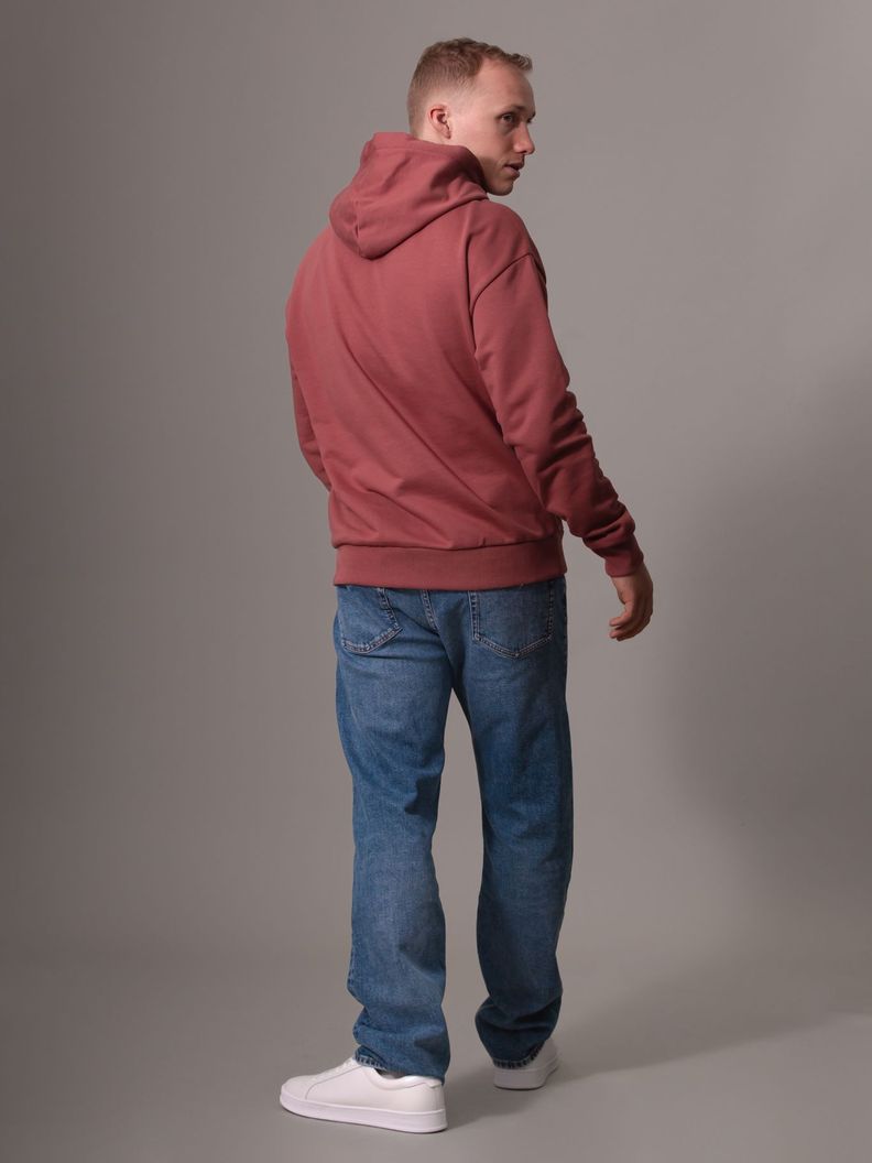 Polerón con Gorro Cotton Comfort Rojo Calvin Klein-2