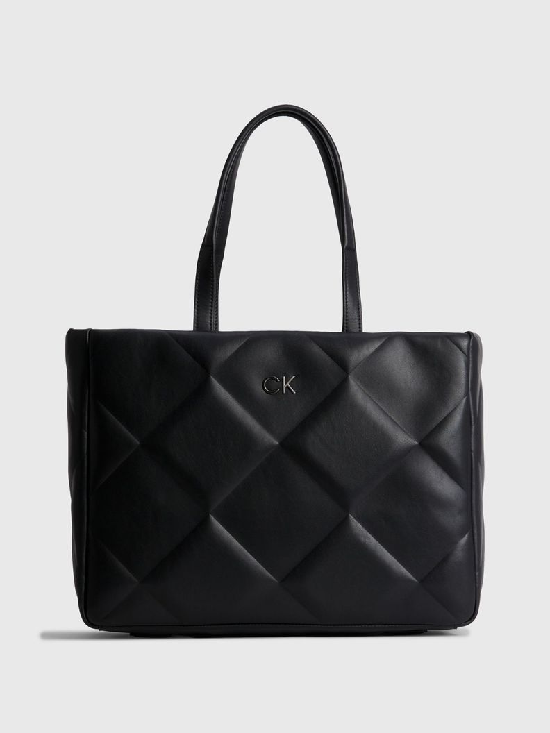Cartera Tote Quilt Negro