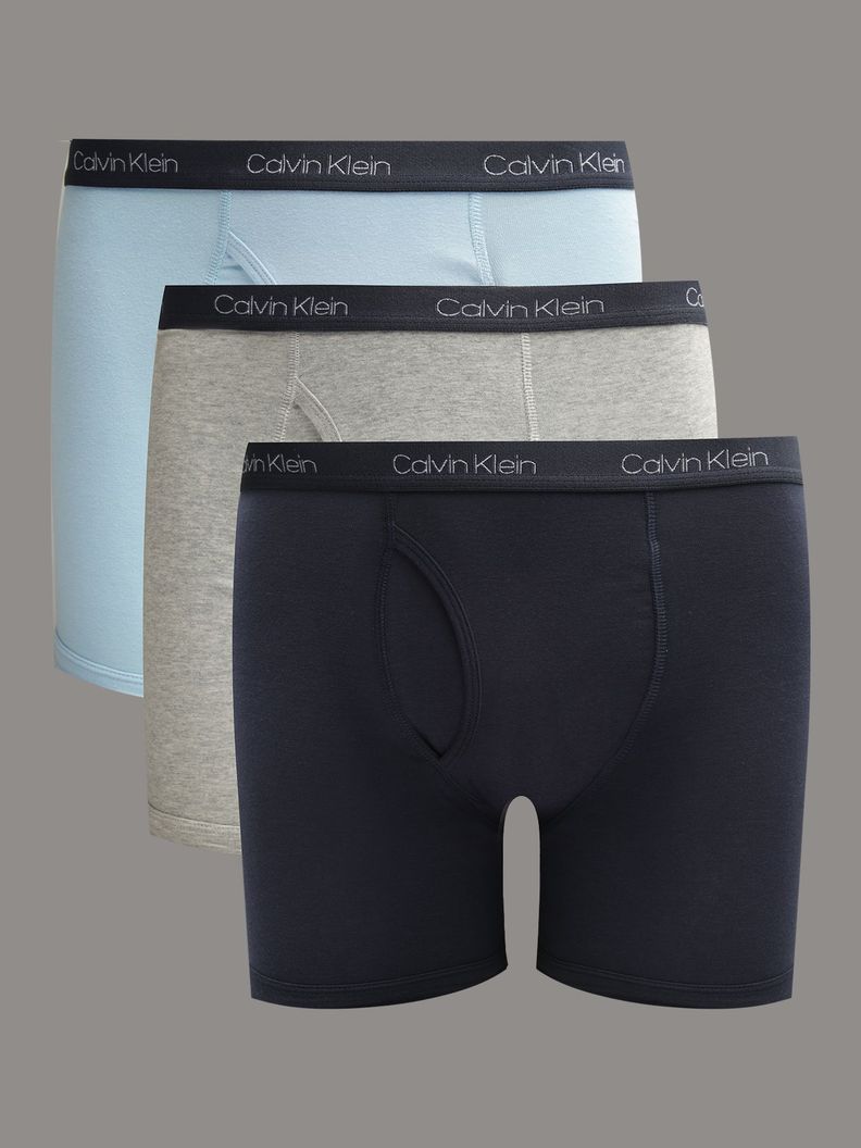 Pack 3 Bóxer Brief para Niño Multicolor Calvin Klein-0