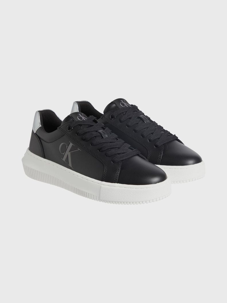 Zapatillas Chunky Cupsole Laceup Lth Negro Calvin Klein-0
