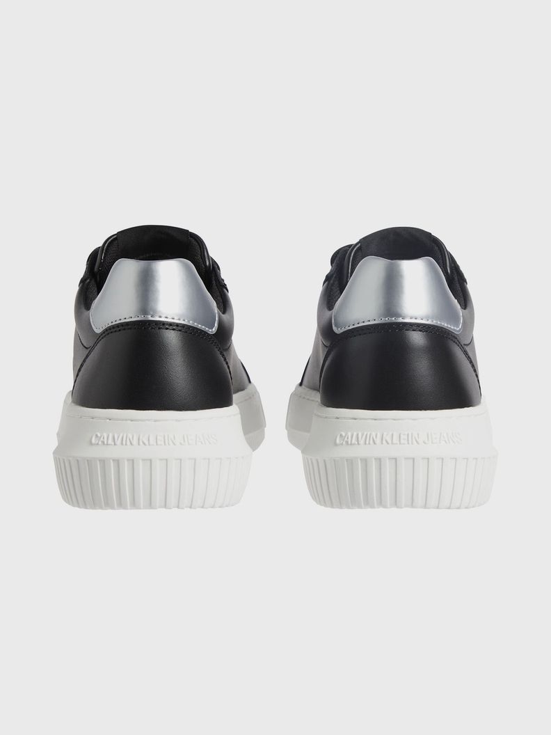 Zapatillas Chunky Cupsole Laceup Lth Negro Calvin Klein-1
