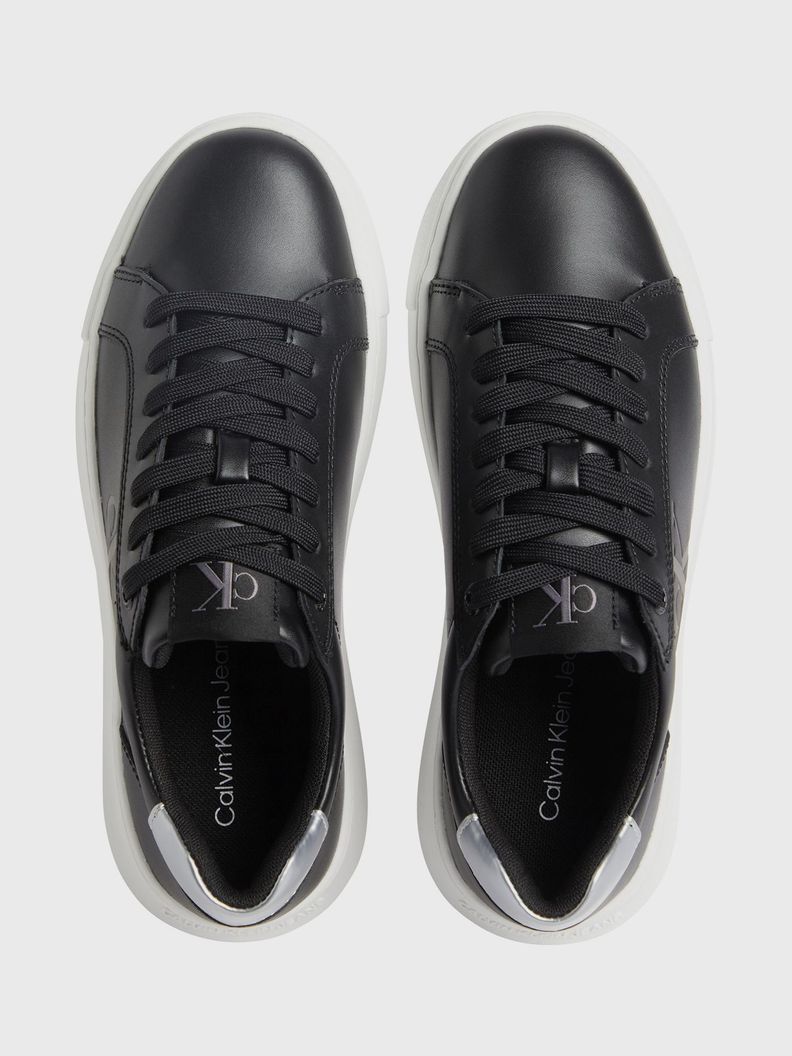 Zapatillas Chunky Cupsole Laceup Lth Negro Calvin Klein-2