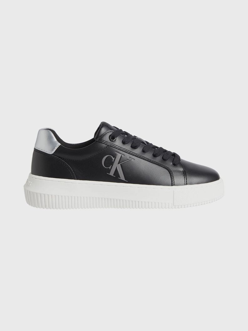 Zapatillas Chunky Cupsole Laceup Lth Negro Calvin Klein-4