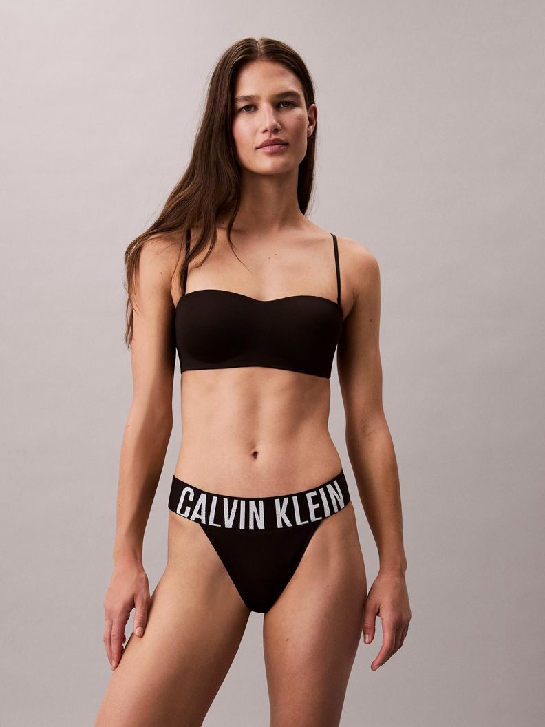 Bralette Bandeau Power Microfibre Negro Calvin Klein S