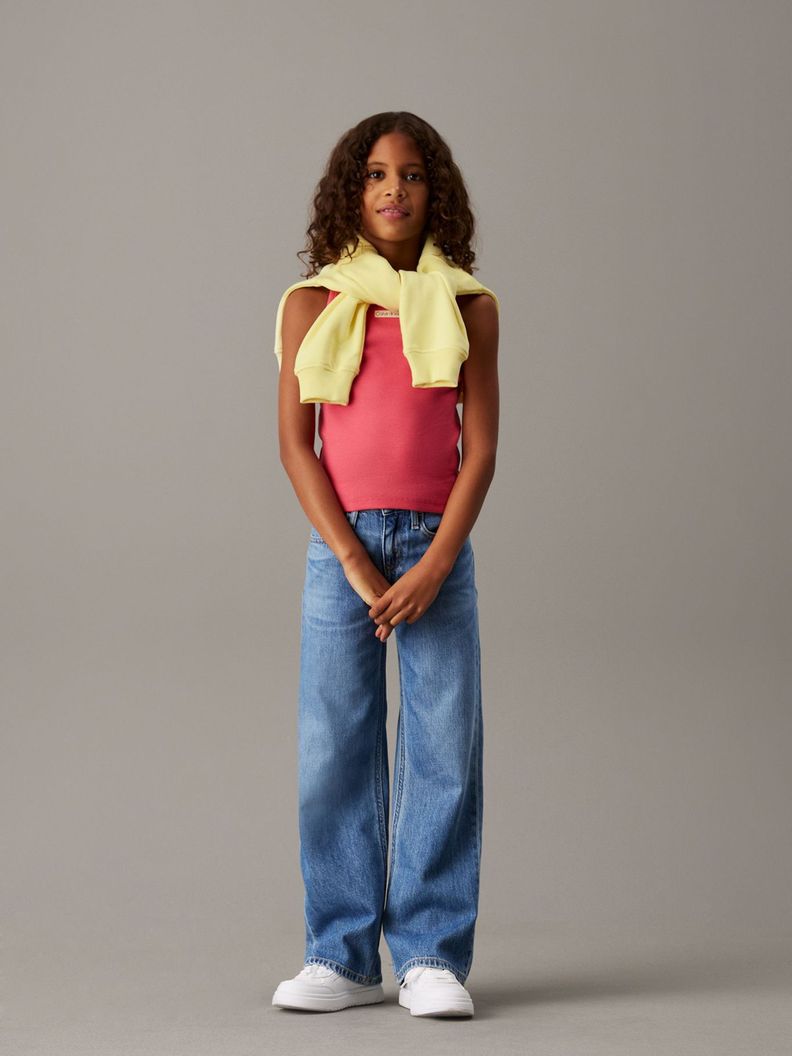 Jeans Nina Wide Leg Azul Calvin Klein 6
