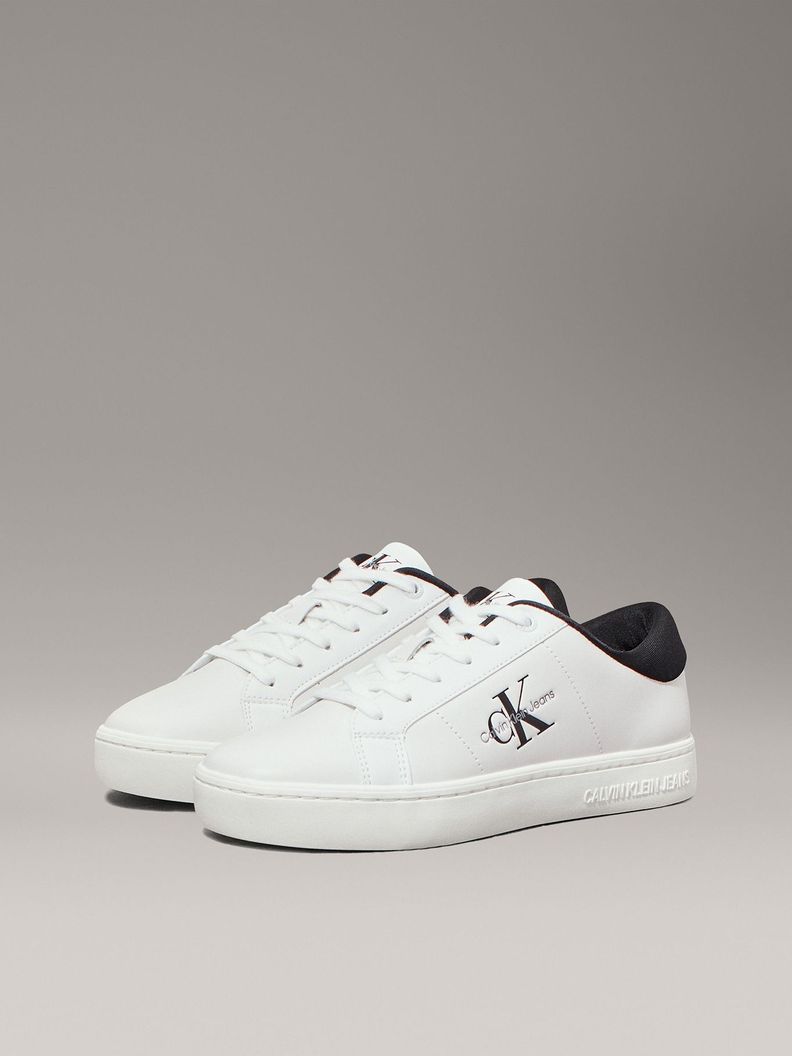 Zapatilla Cuero Classic Cupsole 0GM Blanco Calvin Klein-0