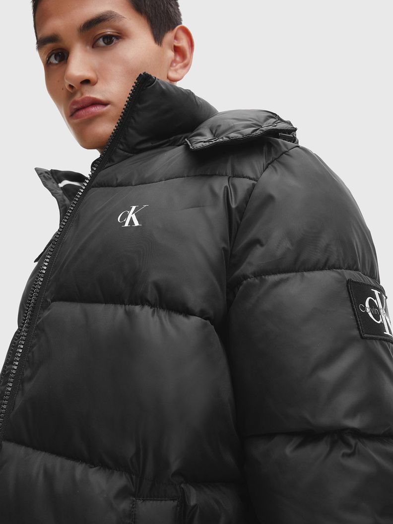 Parka Essentials Non Down Negro Calvin Klein-3