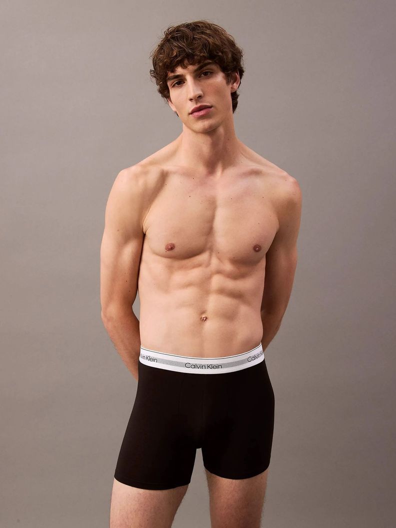 Pack 3 Bóxesr Boxer Brief Modern Air Negro Calvin Klein-1