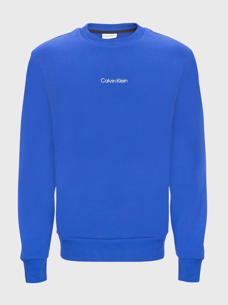 Polerón Interlock Azul C85 Calvin Klein