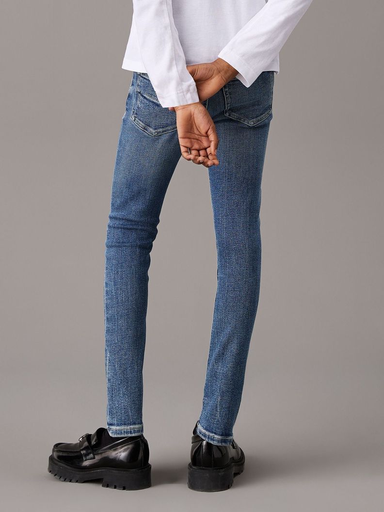 Jeans Niña Skinny Azul Calvin Klein-2