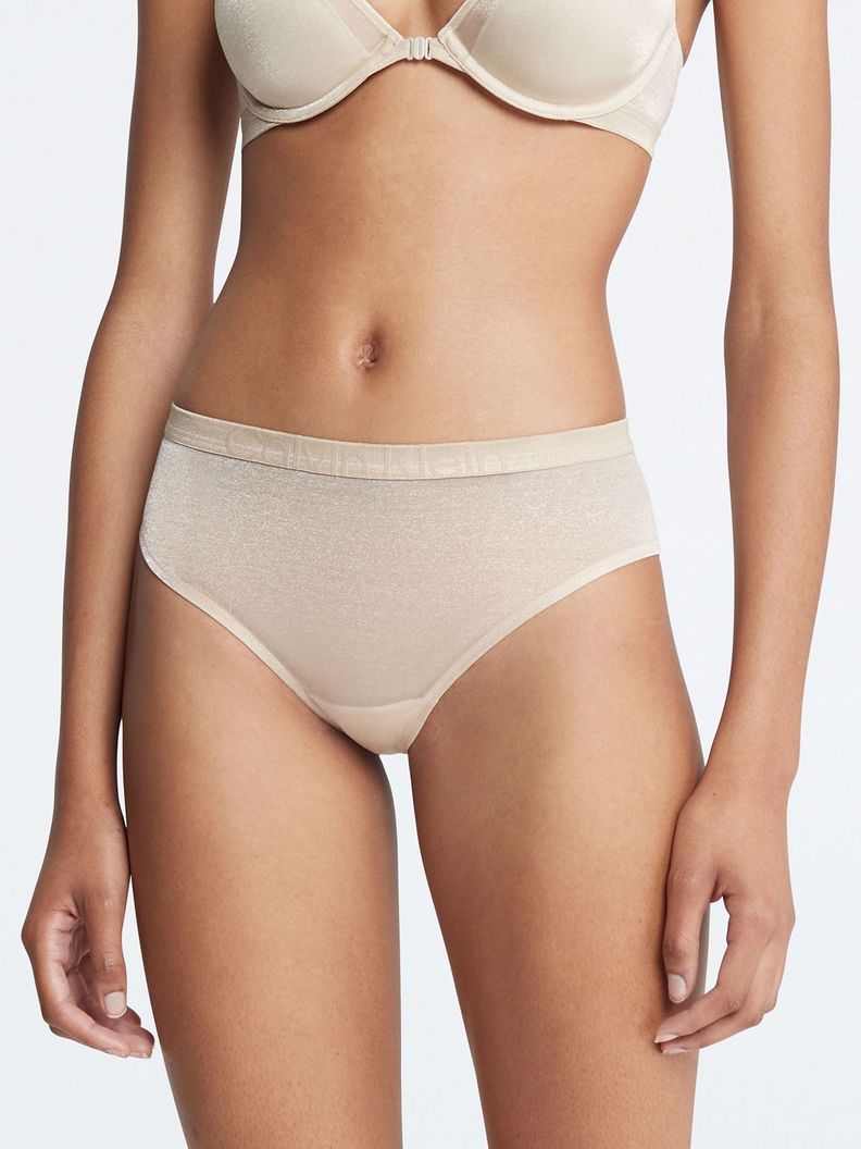 Calzón Bikini Future Shift Beige Calvin Klein-0