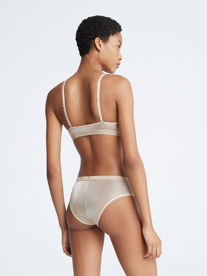 Calzón Bikini Future Shift Beige Calvin Klein-2