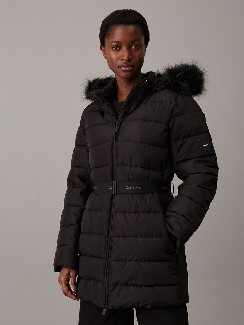 Parka Padded Scuba Negro Calvin Klein-0
