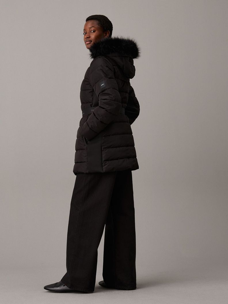 Parka Padded Scuba Negro Calvin Klein-2