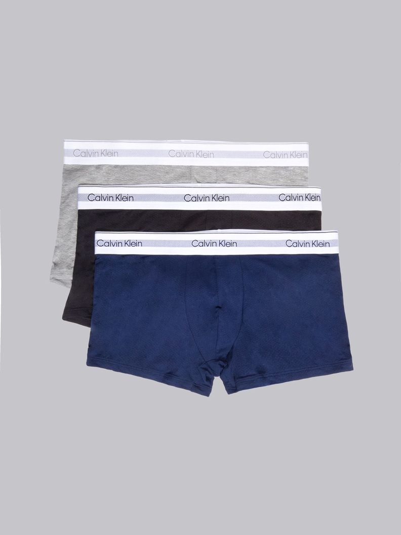 Pack 3 Bóxers Trunk Modern Air Negro Calvin Klein-0