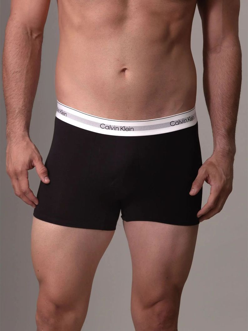 Pack 3 Bóxers Trunk Modern Air Negro Calvin Klein-1