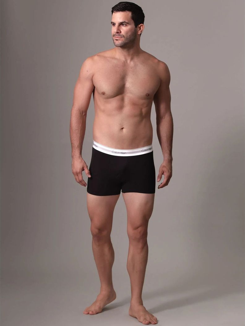 Pack 3 Bóxers Trunk Modern Air Negro Calvin Klein-2