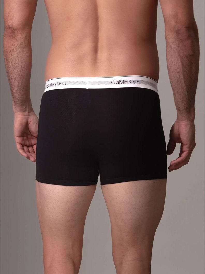 Pack 3 Bóxers Trunk Modern Air Negro Calvin Klein-4