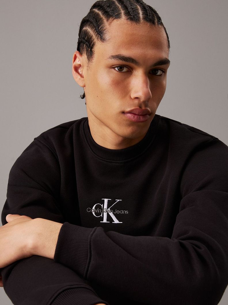 Polerón Monologo Negro Calvin Klein-3