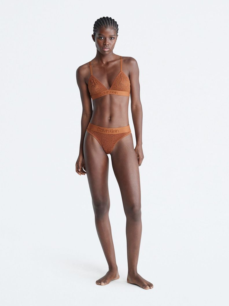BraletteTriángulo Intrinsic Unlined Café Calvin Klein-1