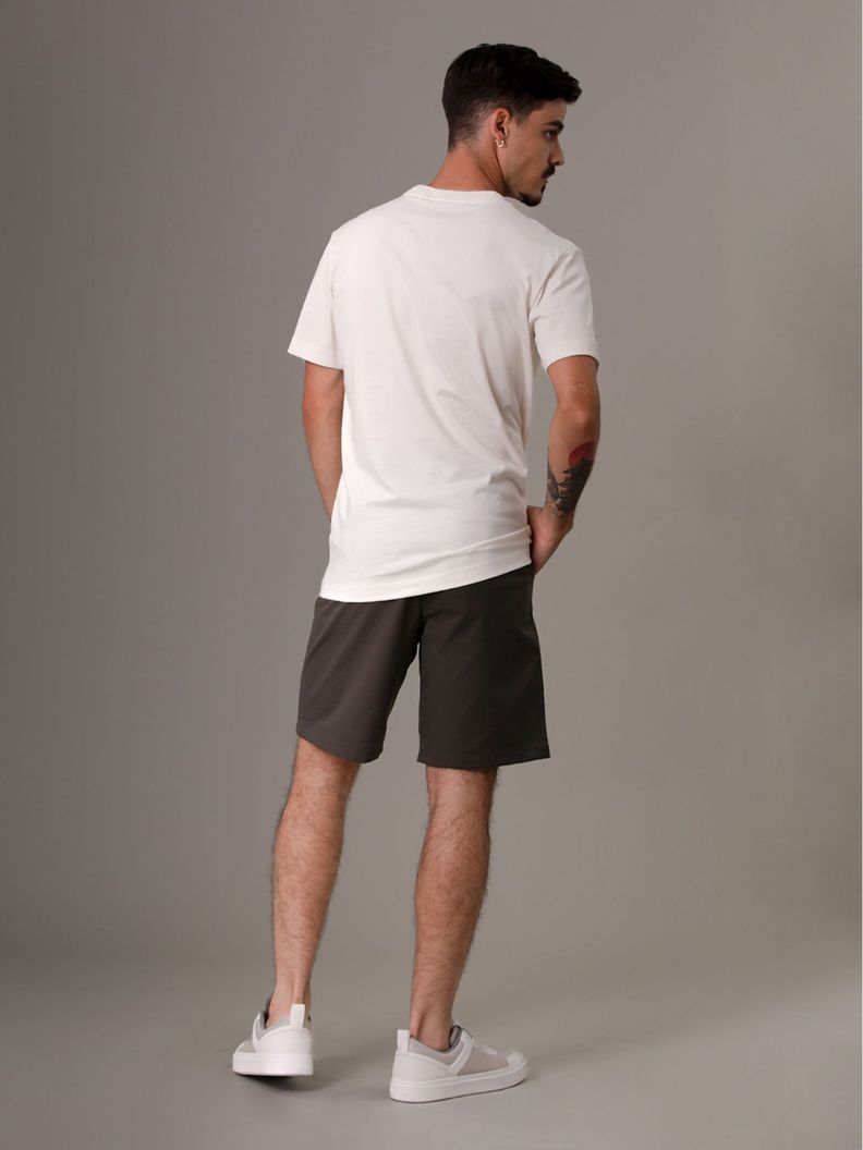 Polera Monologo Applique Blanco Calvin Klein-2