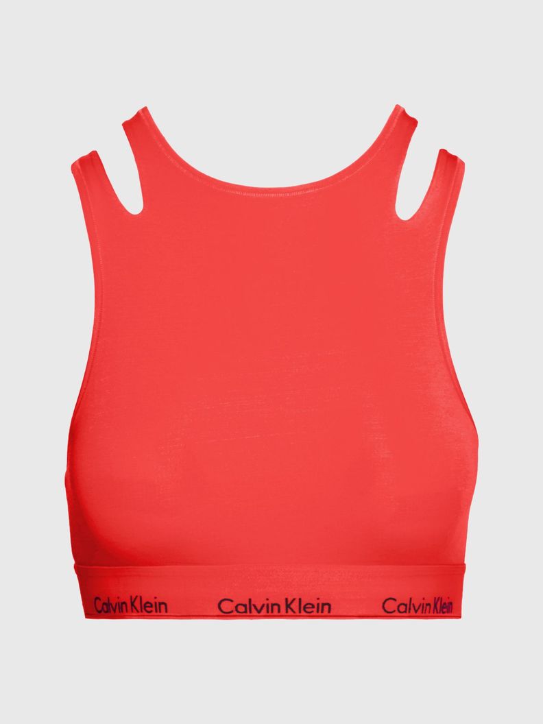 Bralette CK Deconstructed Rojo Calvin Klein-1