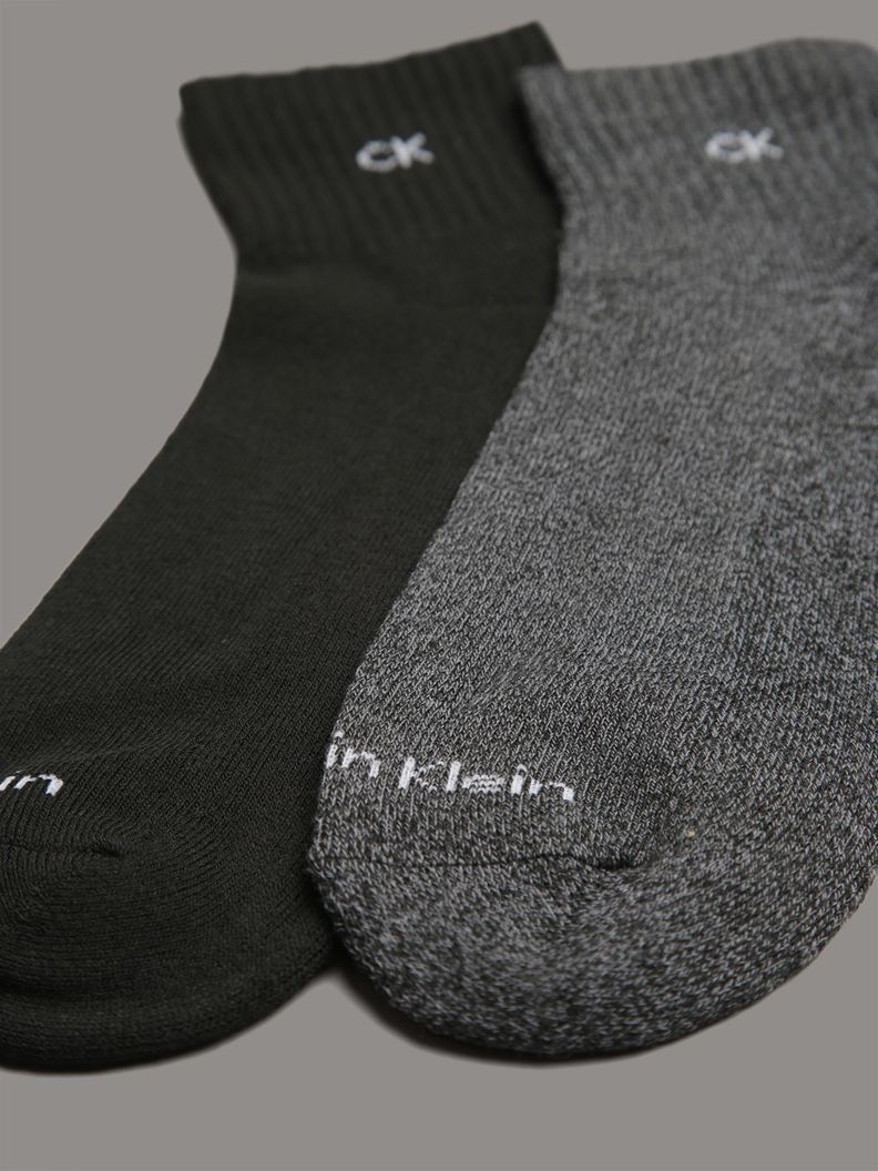 Pack 6 Calcetines Basic Sport Quart Negro Calvin Klein-1