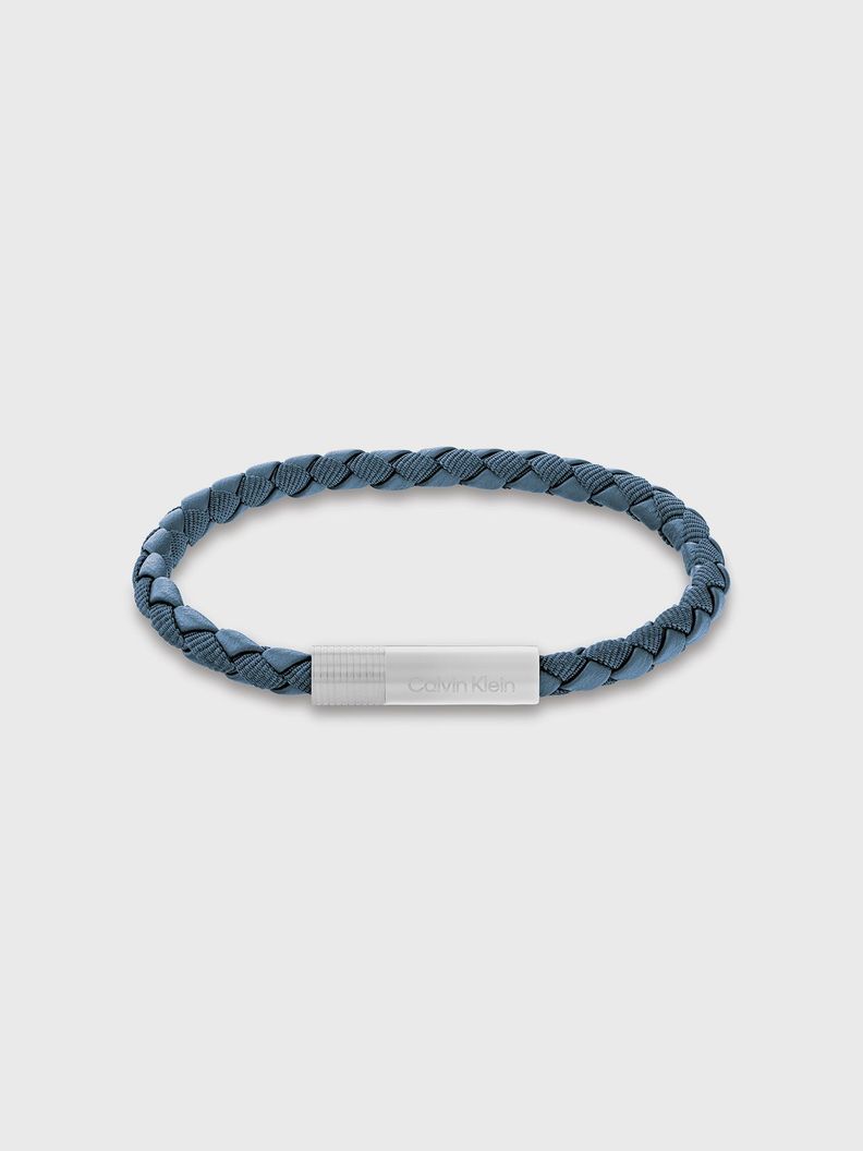 Pulsera de Cuero Braided Celeste Calvin Klein-0