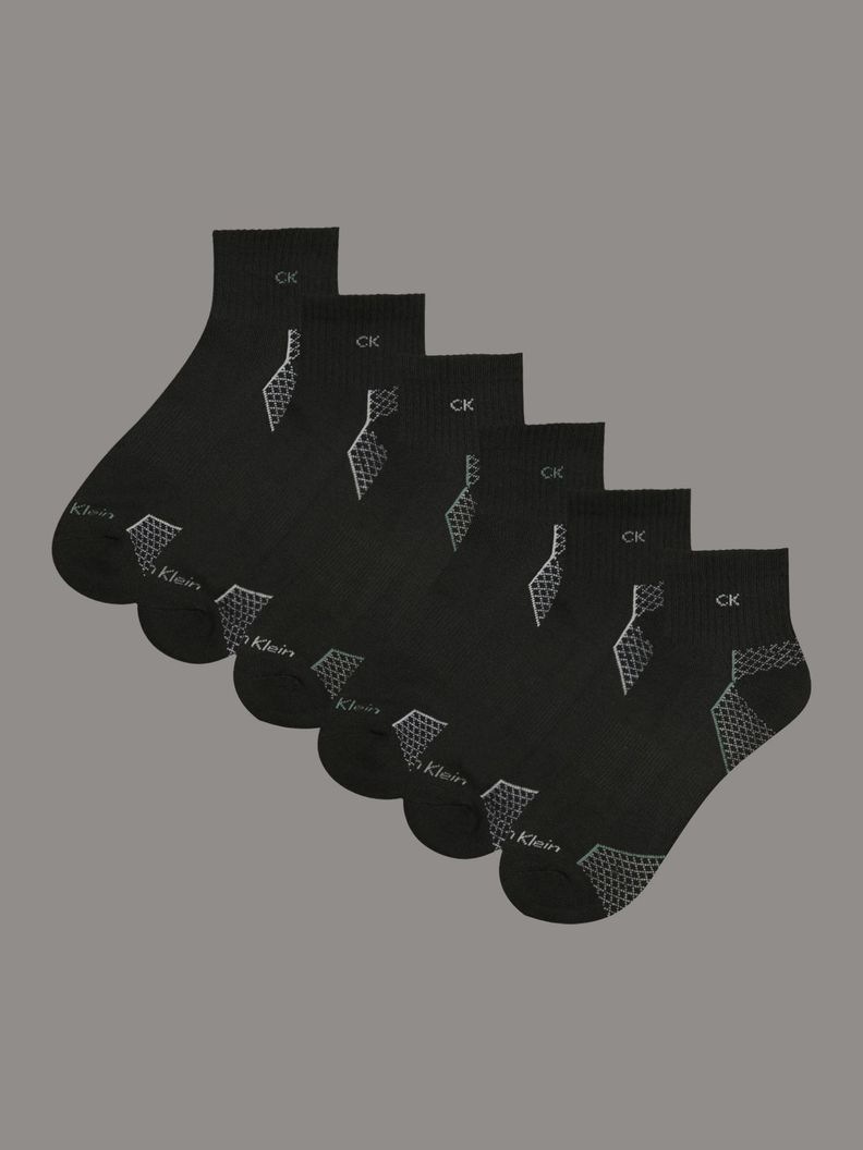 Pack 6 Calcetines 1/2 Terry AT Negro Calvin Klein-0