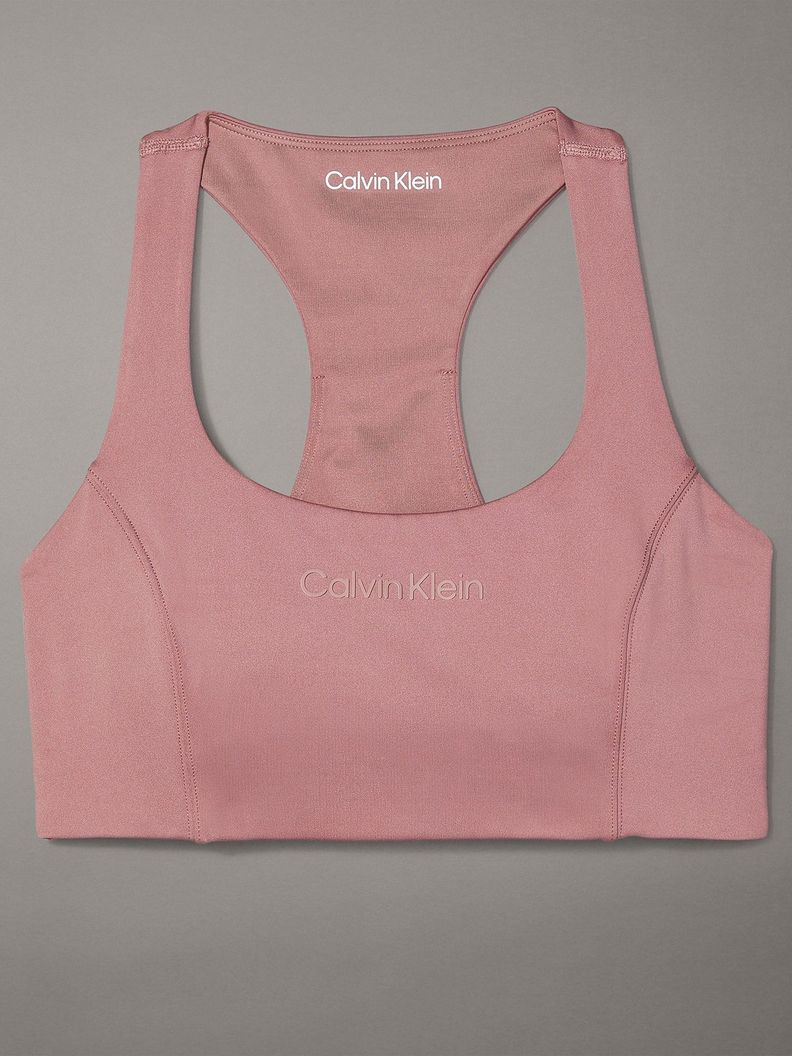 Bralette Deportivo Mediano Impacto Rosa Calvin Klein-5
