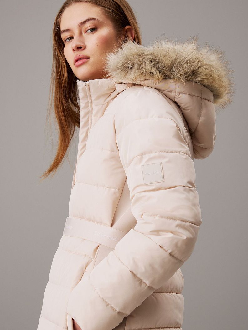 Parka Padded Scuba Beige Calvin Klein-2