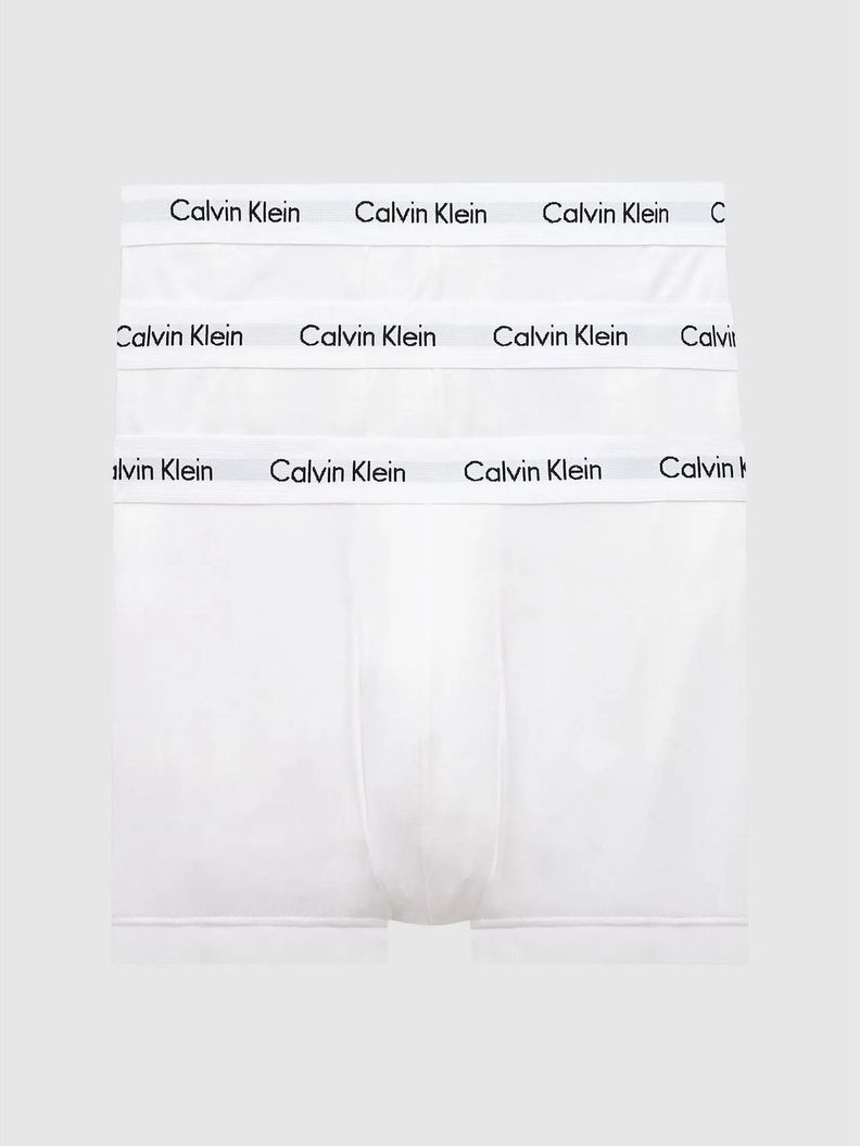 Pack 3 Bóxers New Cotton Stretch Blanco Calvin Klein-0