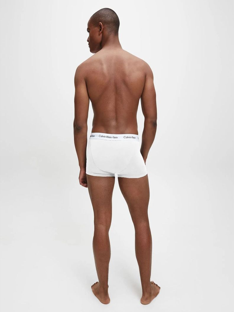 Pack 3 Bóxers New Cotton Stretch Blanco Calvin Klein-2