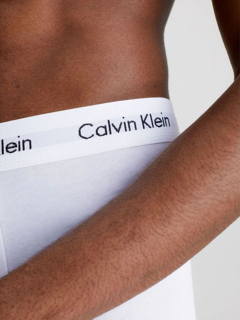 Pack 3 Bóxers New Cotton Stretch Blanco Calvin Klein-3