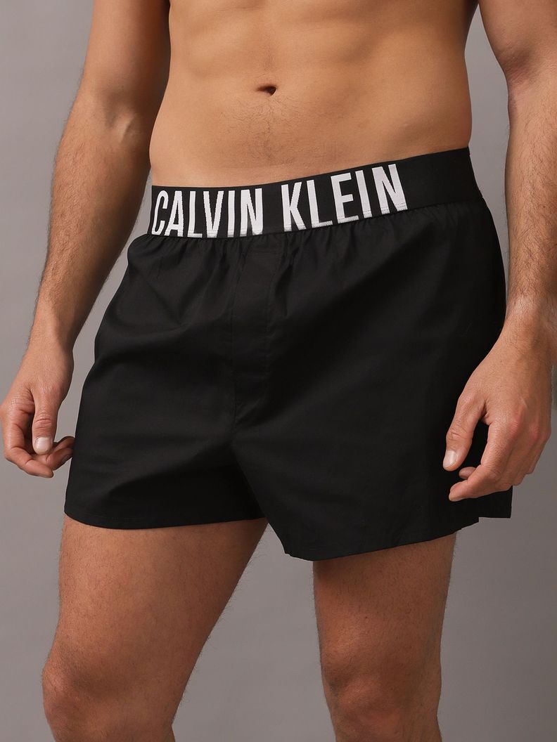 Pack 2 Woven Boxer Intense Power Negro Calvin Klein-1