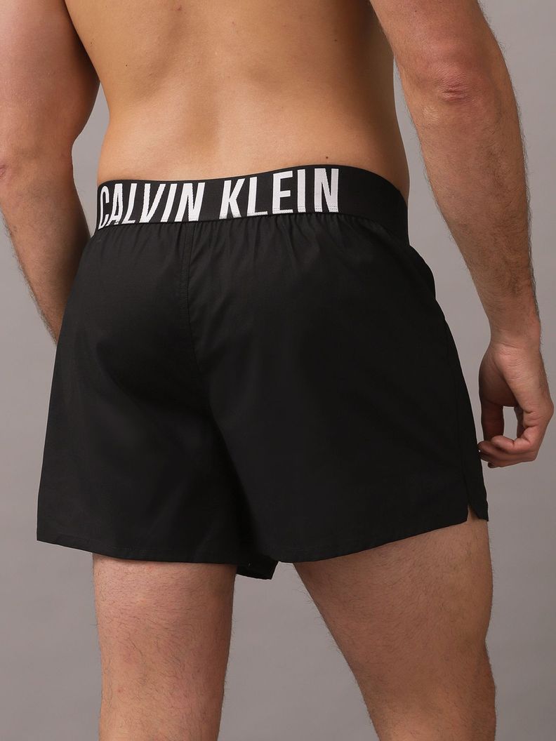 Pack 2 Woven Boxer Intense Power Negro Calvin Klein-3