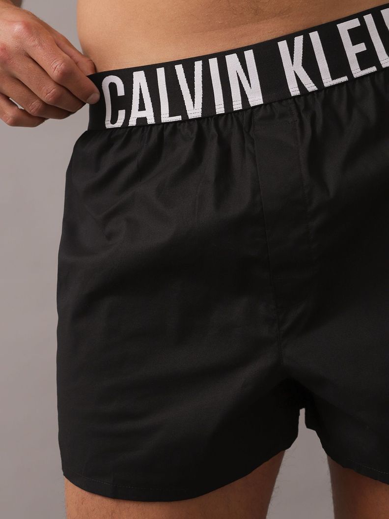 Pack 2 Woven Boxer Intense Power Negro Calvin Klein-4